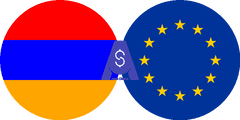 Exchange rate Armenian Dram to Euro Cash
