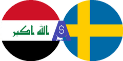 نرخ تبدیل دینار عراق به کرون سوئد