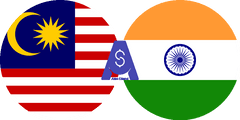 Exchange rate Malaysian Ringgit to Indian Rupee