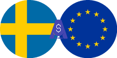 Exchange rate Swedish Krona to Euro Cash